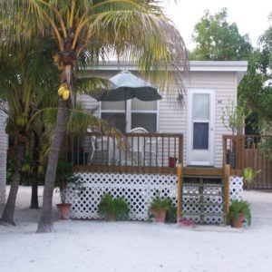 Fort-Myers-Beach-Florida-Airbnb-Option-8-Exterior of Cottage on Beach with Sand