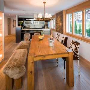 Zermatt-Airbnb-Option-5-Kitchen and dining Table