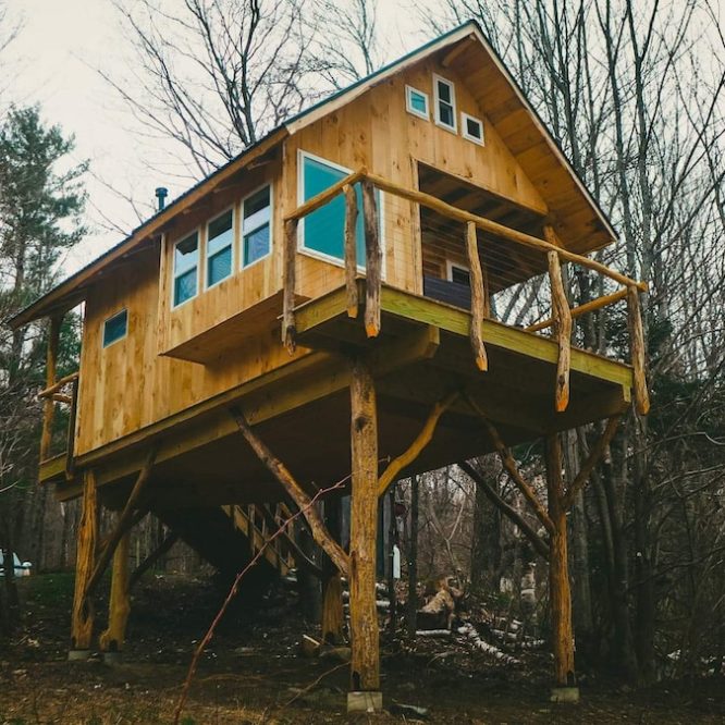 6 Magical Airbnb Treehouse Rentals in Vermont 2021 Update Nearest BnB