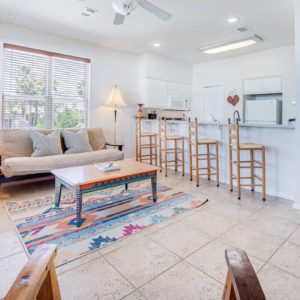Airbnb grayton beach-option 1-Kitchen and living room