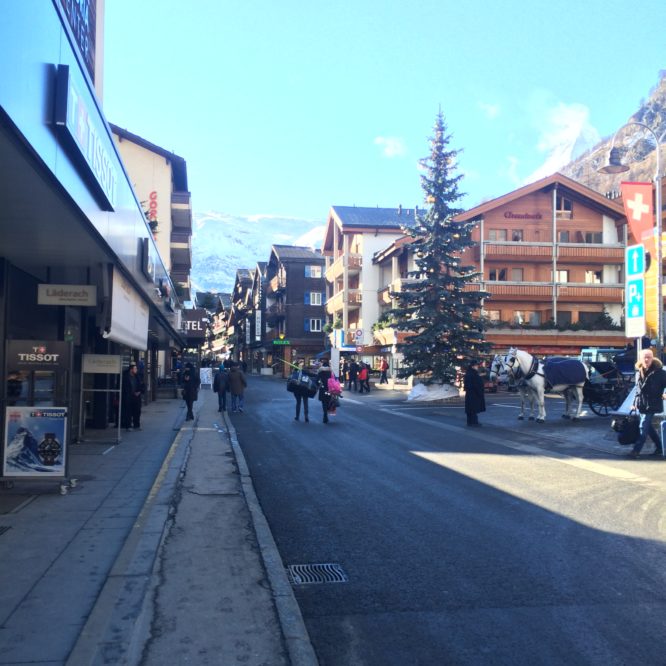Day 1 Zermatt Bahnhofstrasse