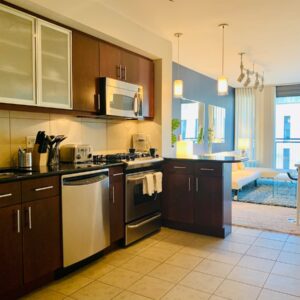 Airbnb-Near-Capital-One-Arena-Option-5-Living-Room-Kitchen