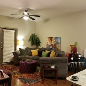 Airbnb-near-American-Airlines-Center Dallas-Option-2-Living-Room